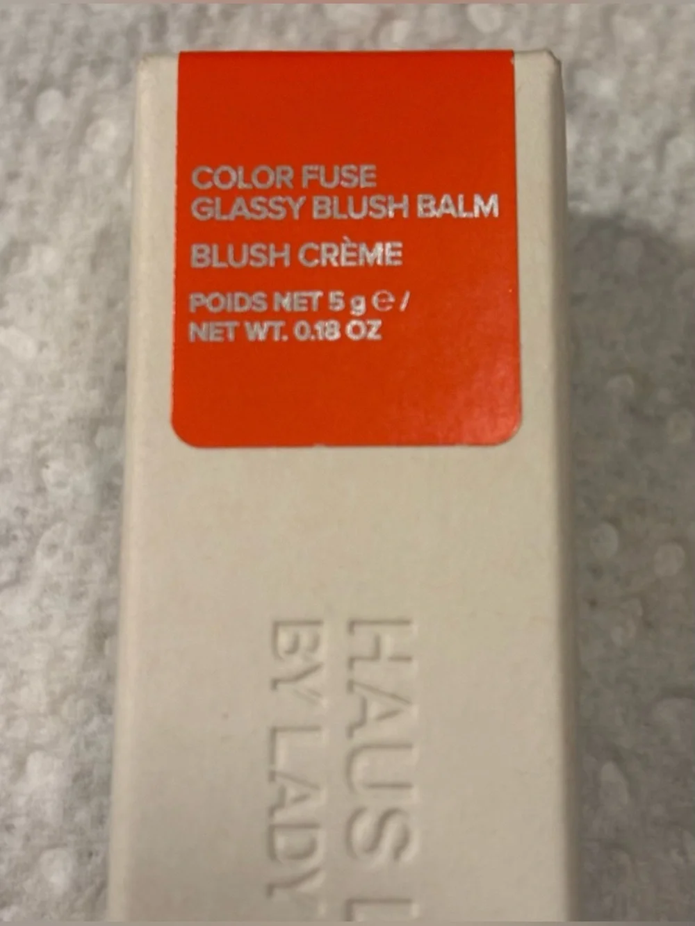 NEW Haus Labs by Lady Gaga Color Fuse Glassy Blush Balm - Tangelo - Never Used